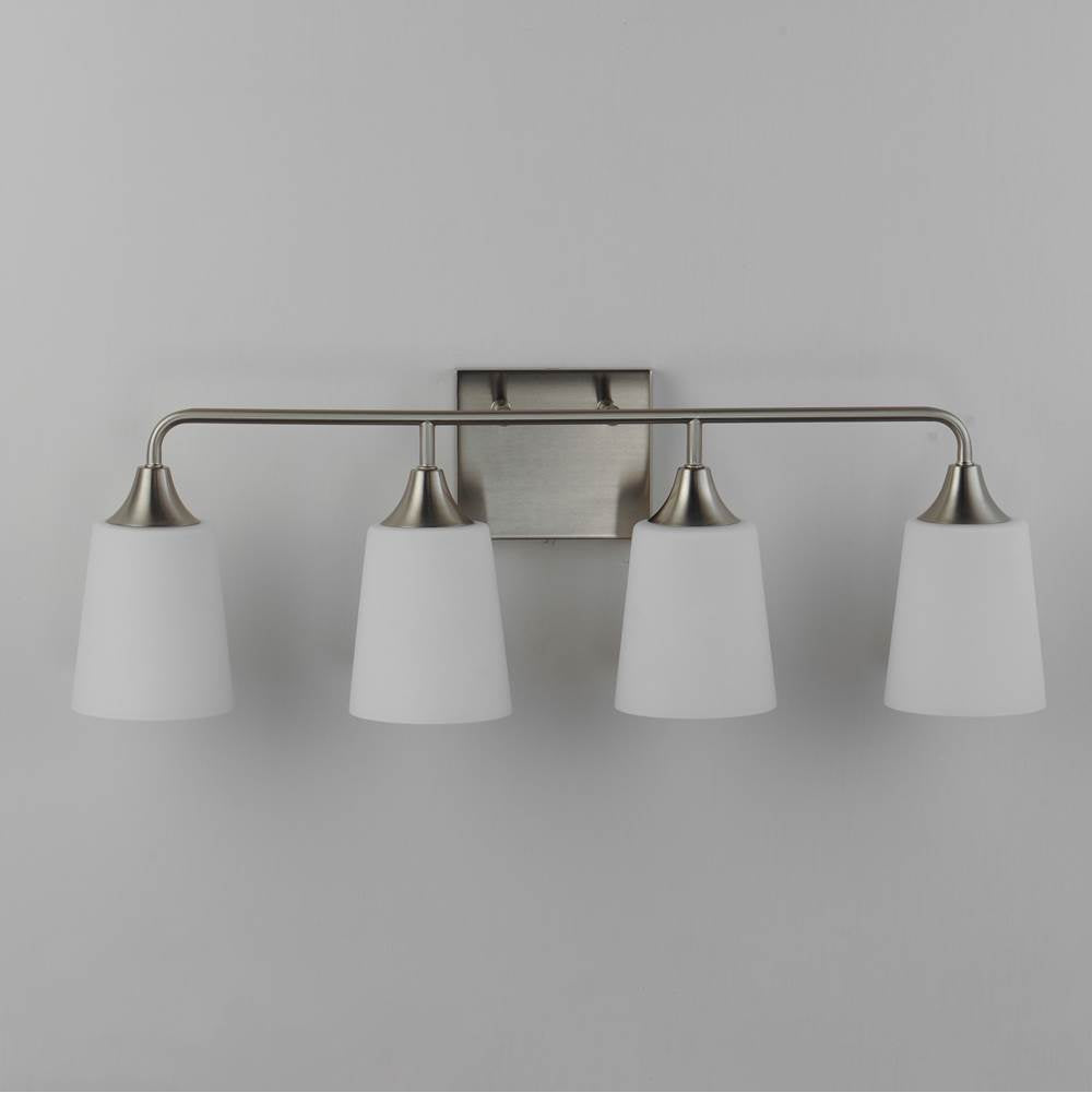 Maxim Lighting 12884SWSN Satin Nickel Hudson 4-light Bath Vanity Image 2
