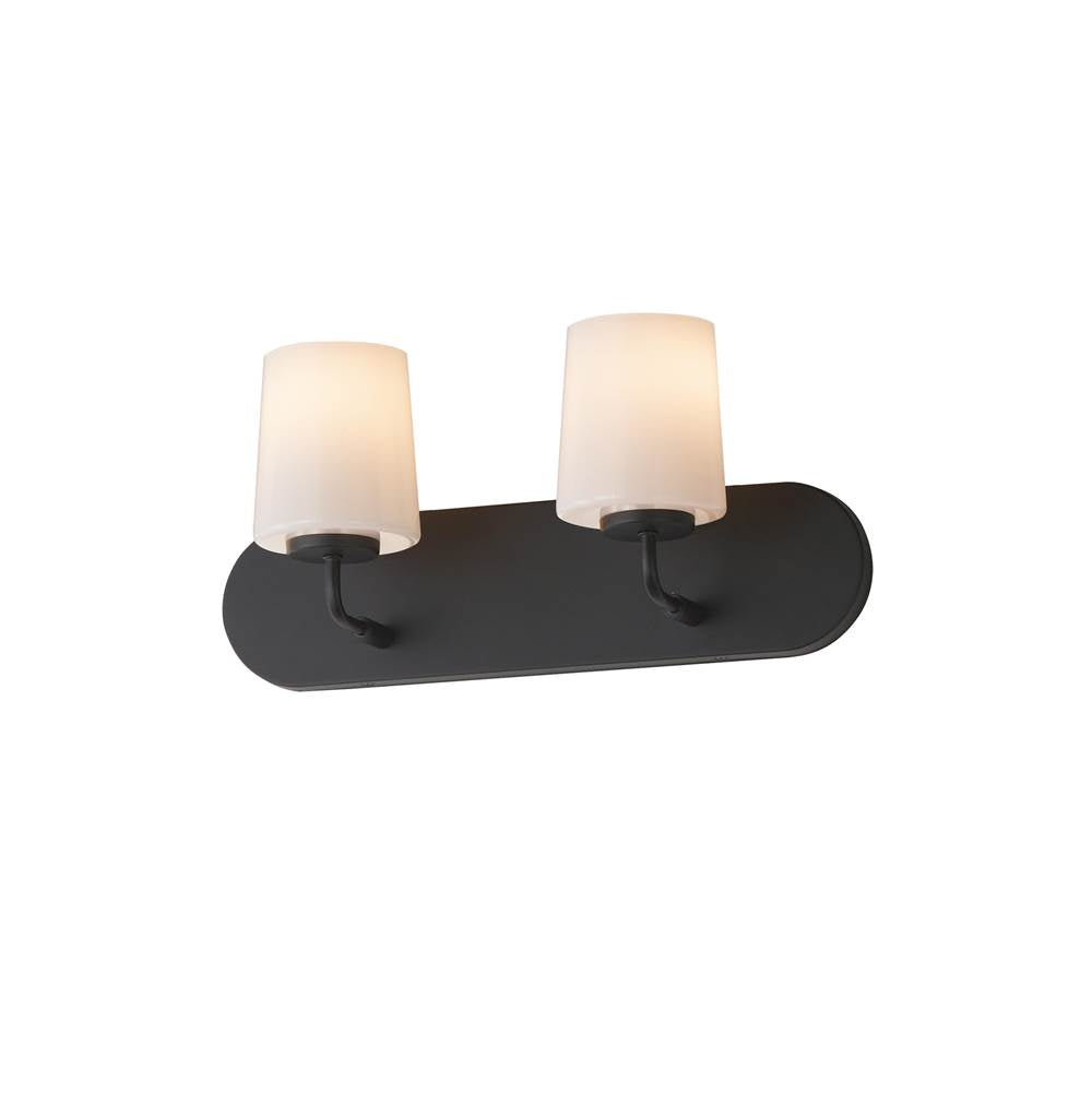 Maxim Lighting 12892WTBK Black Durham-bath Vanity Image 1