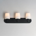 Maxim Lighting 12893WTBK Black Durham-bath Vanity Image 3