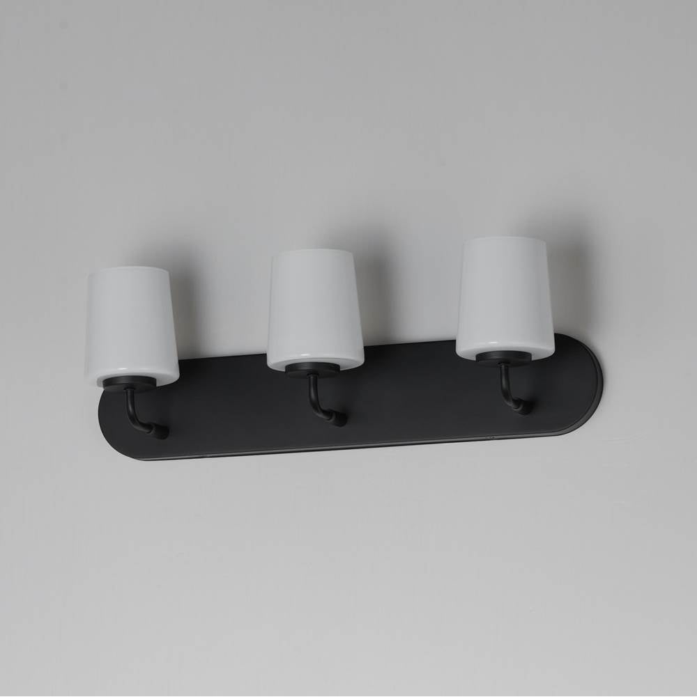 Maxim Lighting 12893WTBK Black Durham-bath Vanity Image 2