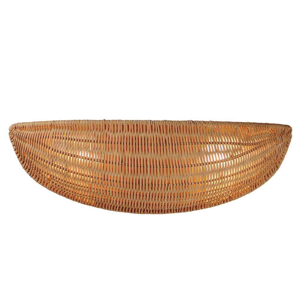 Maxim Lighting 14310NANAB Natural Aged Brass Bower Wall Sconce Image 1
