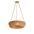 Maxim Lighting 14312NANAB Natural Aged Brass Bower 24'' Pendant Image 1