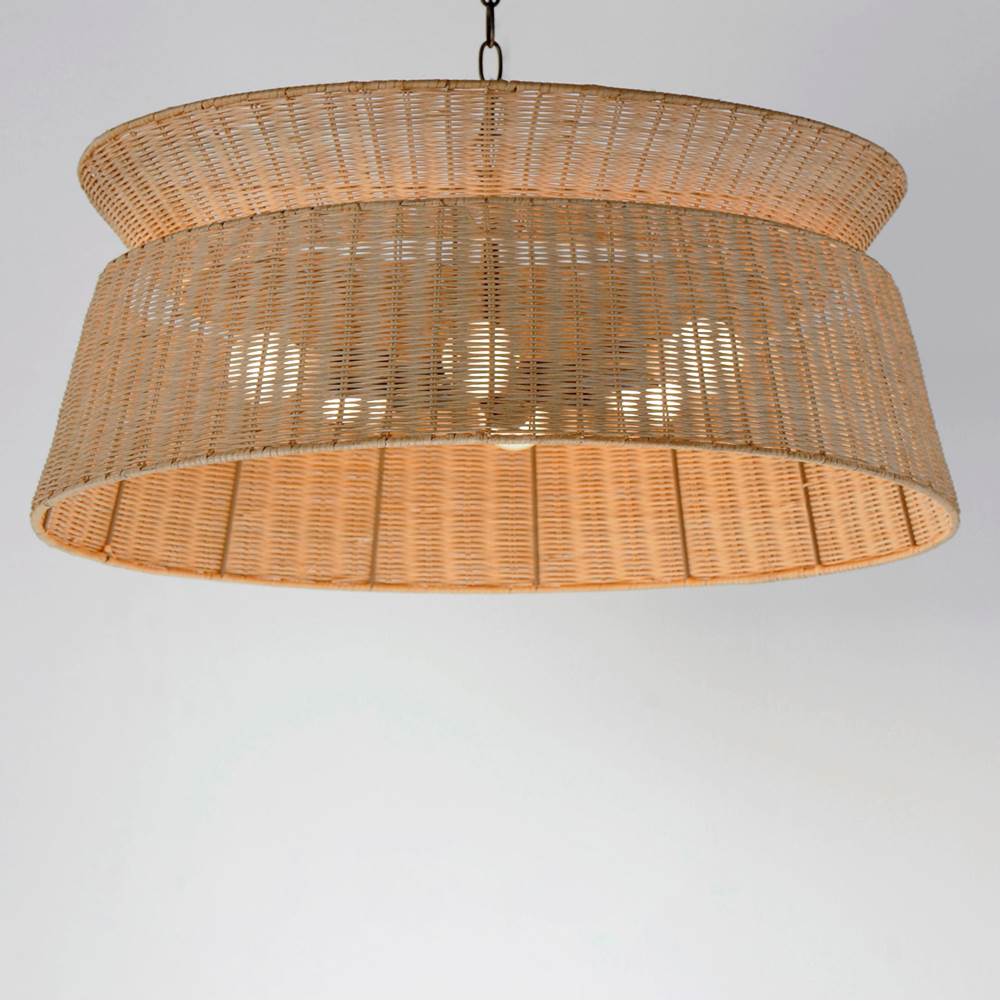 Maxim Lighting 14416NADBZ Dark Bronze Tulum 6-light Chandelier Image 4