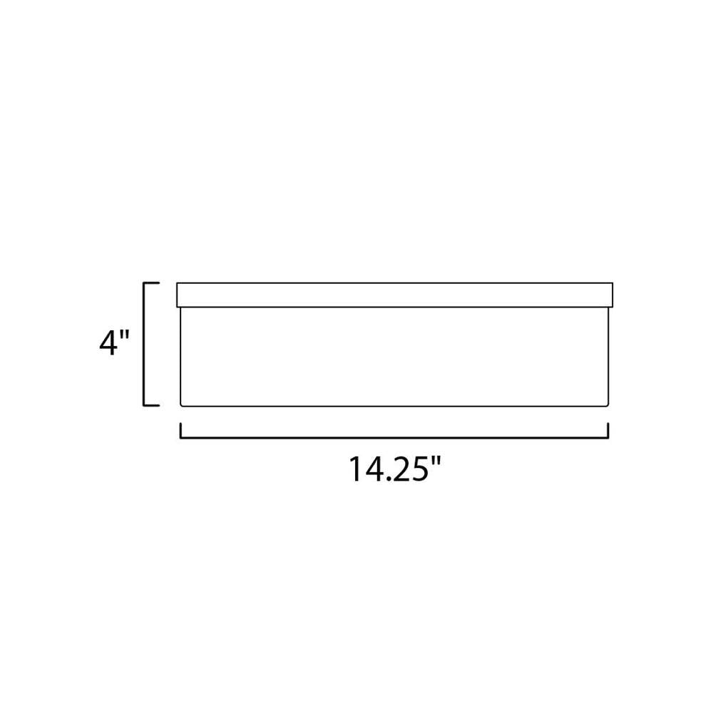 Maxim Lighting 14440DWBK  Franklin 2-light Flush Mount Image 2