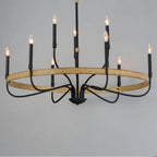 Maxim Lighting 14449DWBK  Franklin 9-light Chandelier Image 3