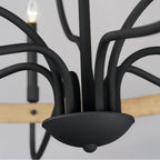 Maxim Lighting 14449DWBK  Franklin 9-light Chandelier Image 2