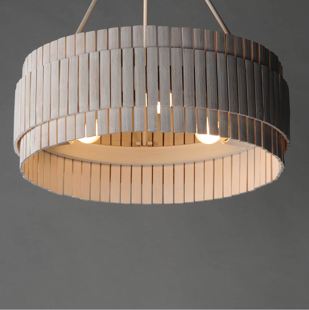Maxim Lighting 14453WWTEC Ecru Satori 3-light Chandelier Image 2