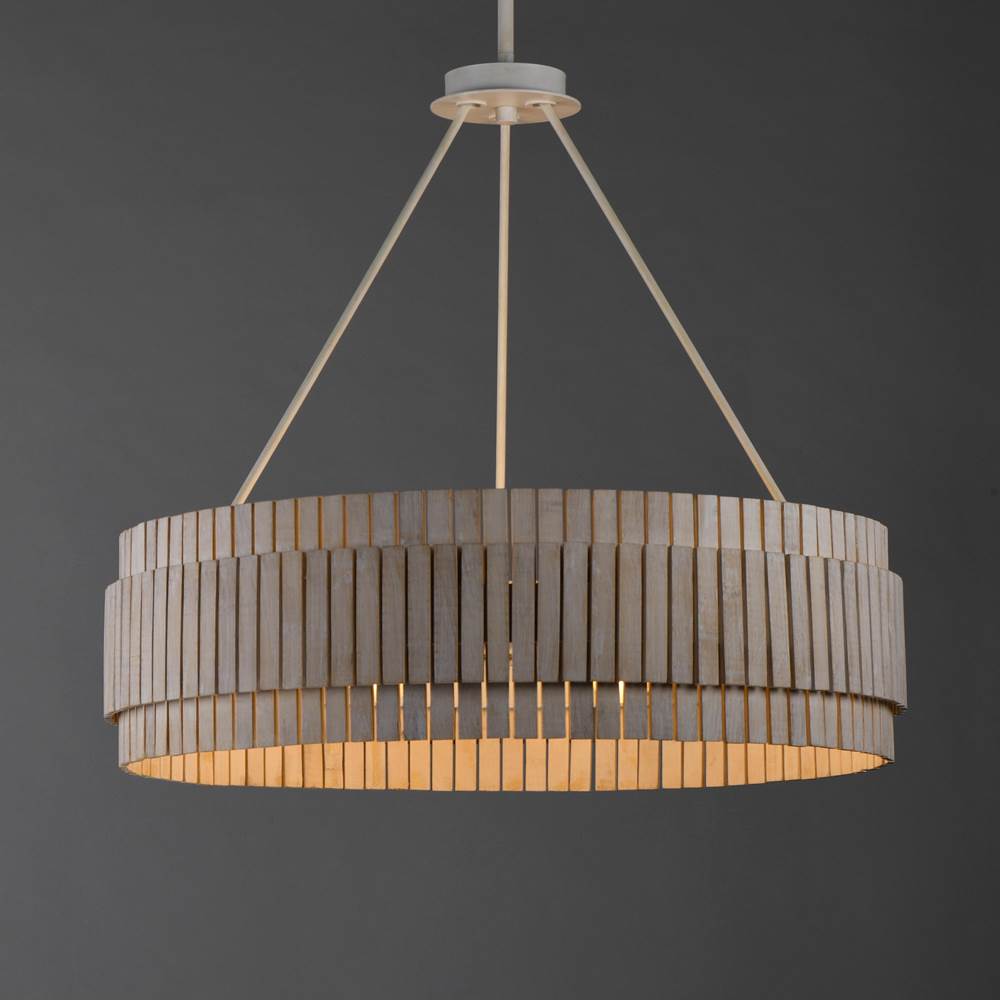 Maxim Lighting 14456WWTEC Ecru Satori-chandelier Image 3