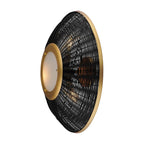 Maxim Lighting Rattan 20'' Wall Sconce/semi Flush Mount
