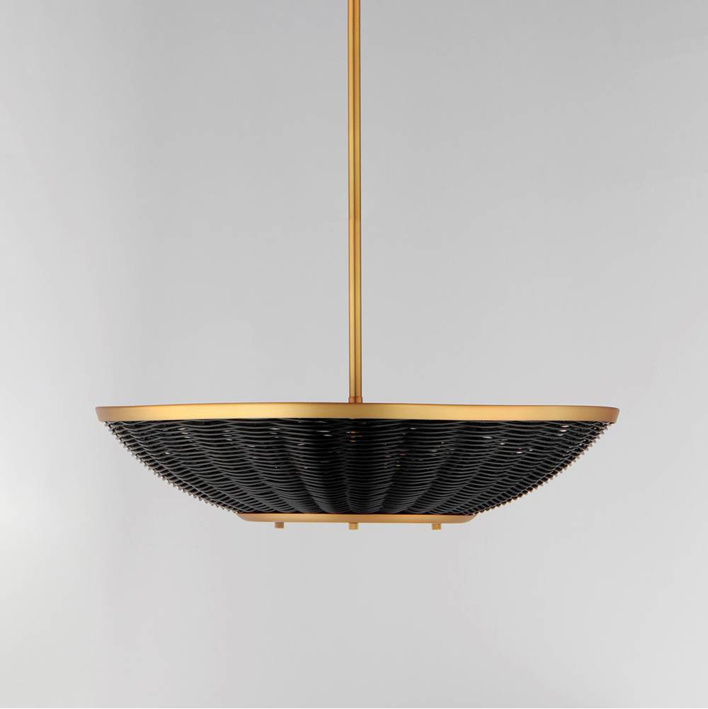 Maxim Lighting Rattan 20'' 3-light Pendant