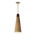 Maxim Lighting 14481GCNAB Natural Aged Brass Sumatra 1-light Pendant Image 1