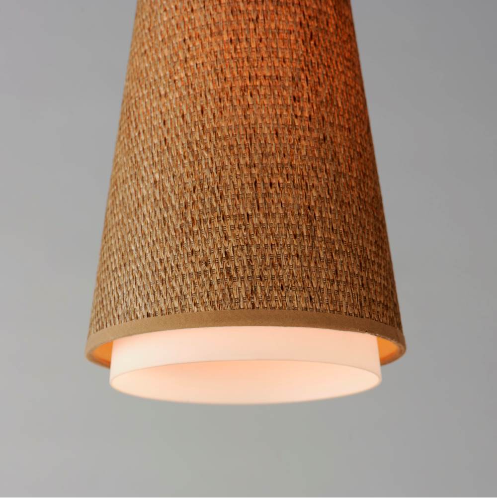 Maxim Lighting 14481GCNAB Natural Aged Brass Sumatra 1-light Pendant Image 3