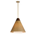 Maxim Lighting 14483GCNAB Natural Aged Brass Sumatra 20'' Pendant Image 1
