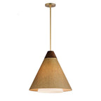 Maxim Lighting 14483GCNAB Natural Aged Brass Sumatra 20'' Pendant Image 1