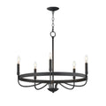 Maxim Lighting 14495BK Black Frankie 5-light Chandelier Image 1