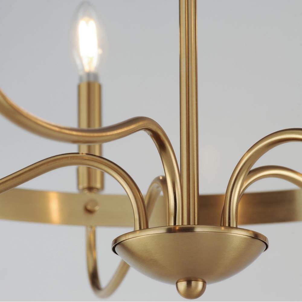 Maxim Lighting 14495HR Heritage Frankie 5-light Chandelier Image 2