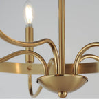 Maxim Lighting 14495HR Heritage Frankie 5-light Chandelier Image 2