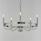 Maxim Lighting 14495SN Satin Nickel Frankie 5-light Chandelier Image 3