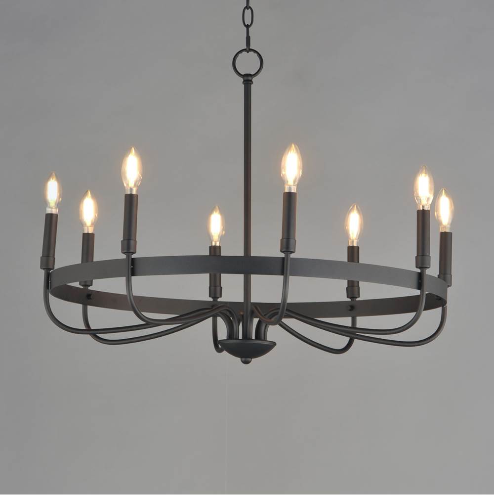 Maxim Lighting 14498BK Black Frankie 8-light Chandelier Image 3