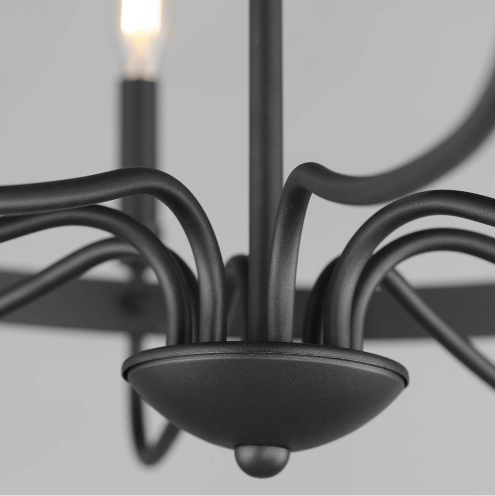 Maxim Lighting 14498BK Black Frankie 8-light Chandelier Image 2