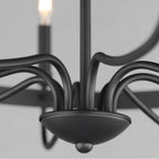 Maxim Lighting 14498BK Black Frankie 8-light Chandelier Image 2