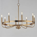 Maxim Lighting 14498HR Heritage Frankie 8-light Chandelier Image 3