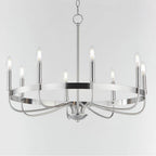 Maxim Lighting 14498SN Satin Nickel Frankie 8-light Chandelier Image 3