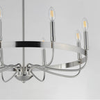 Maxim Lighting 14498SN Satin Nickel Frankie 8-light Chandelier Image 2
