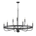 Maxim Lighting 14499BK Black Frankie 9-light Chandelier Image 1