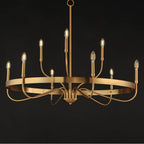 Maxim Lighting 14499HR Heritage Frankie 9-light Chandelier Image 3