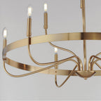 Maxim Lighting 14499HR Heritage Frankie 9-light Chandelier Image 2