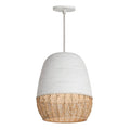 Maxim Lighting 14912NAIV Ivory Tamba 1-light Pendant Image 1