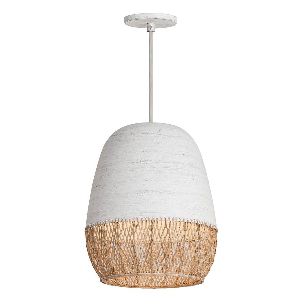 Maxim Lighting 14912NAIV Ivory Tamba 1-light Pendant Image 1
