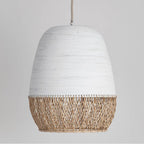 Maxim Lighting 14912NAIV Ivory Tamba 1-light Pendant Image 2