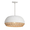 Maxim Lighting 14914NAIV Ivory Tamba Large 1-light Pendant Image 1
