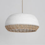 Maxim Lighting 14914NAIV Ivory Tamba Large 1-light Pendant Image 3