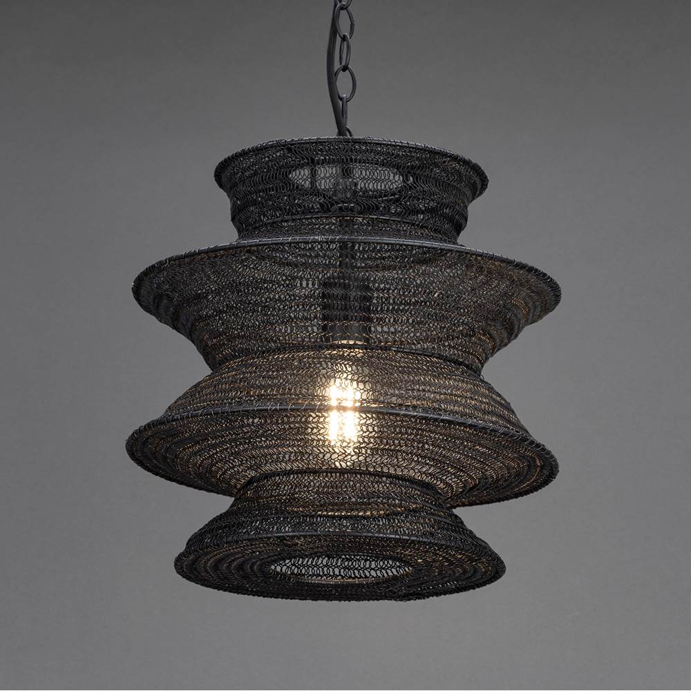 Maxim Lighting 14930BK Black Krabi 1-light Pendant Image 2