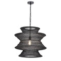 Maxim Lighting 14932BK Black Krabi Large 1-light Pendant Image 1