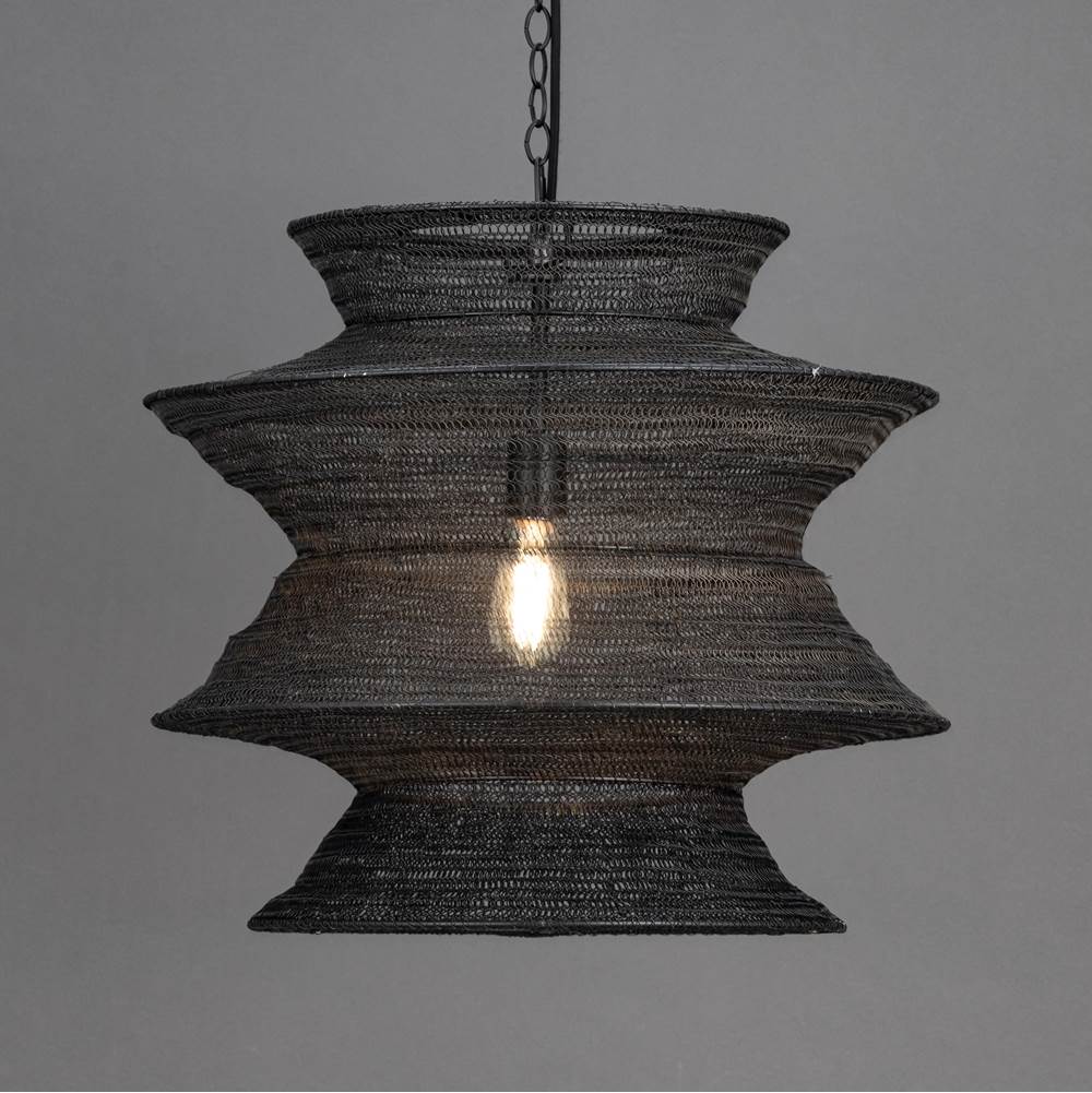 Maxim Lighting 14932BK Black Krabi Large 1-light Pendant Image 3