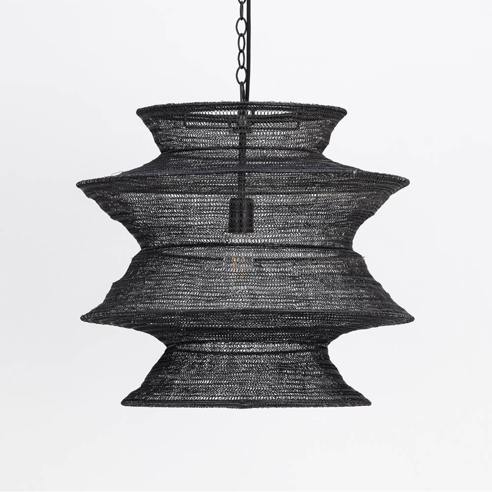 Maxim Lighting 14932BK Black Krabi Large 1-light Pendant Image 2