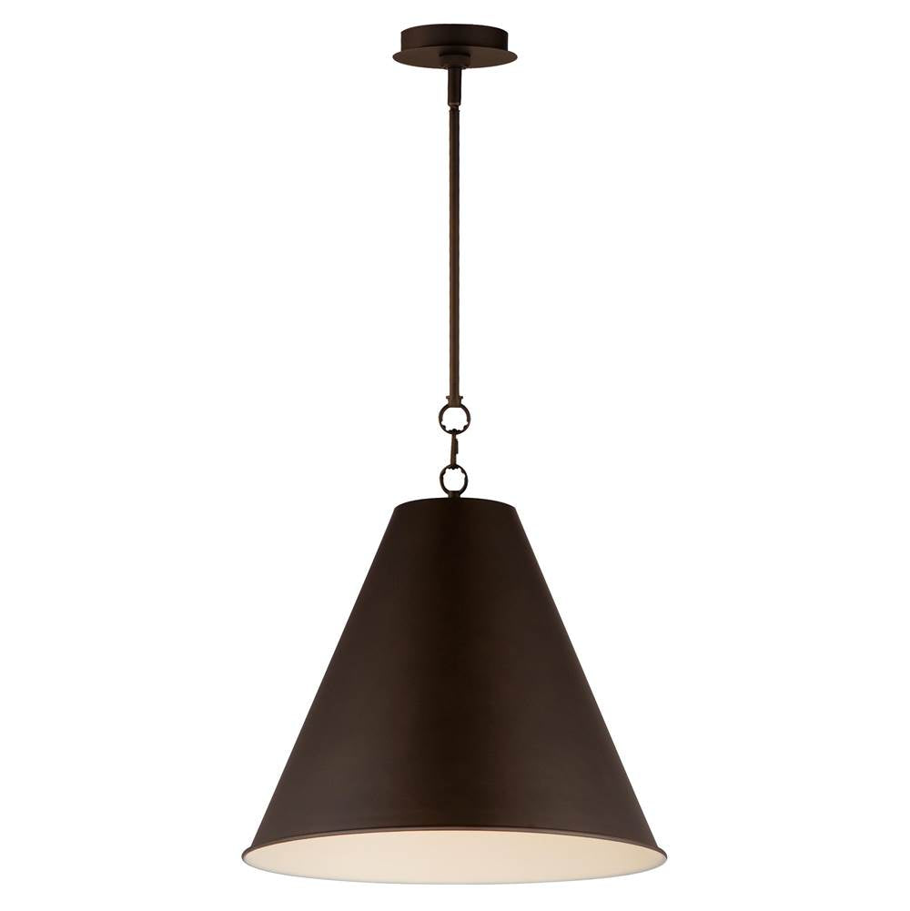 Maxim Lighting 15164CHB Chestnut Bronze Veritas 18'' 1-light Pendant Image 1