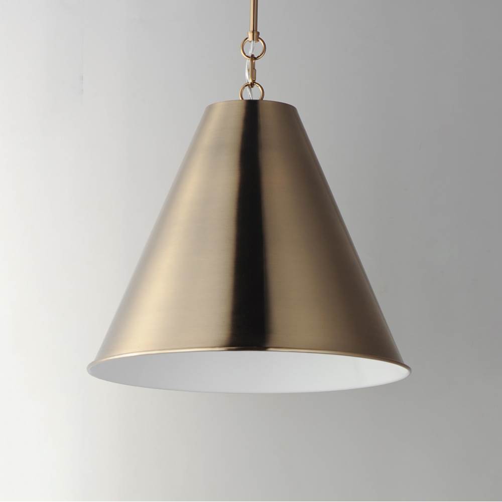 Maxim Lighting 15164HR Heritage Veritas 18'' 1-light Pendant Image 3