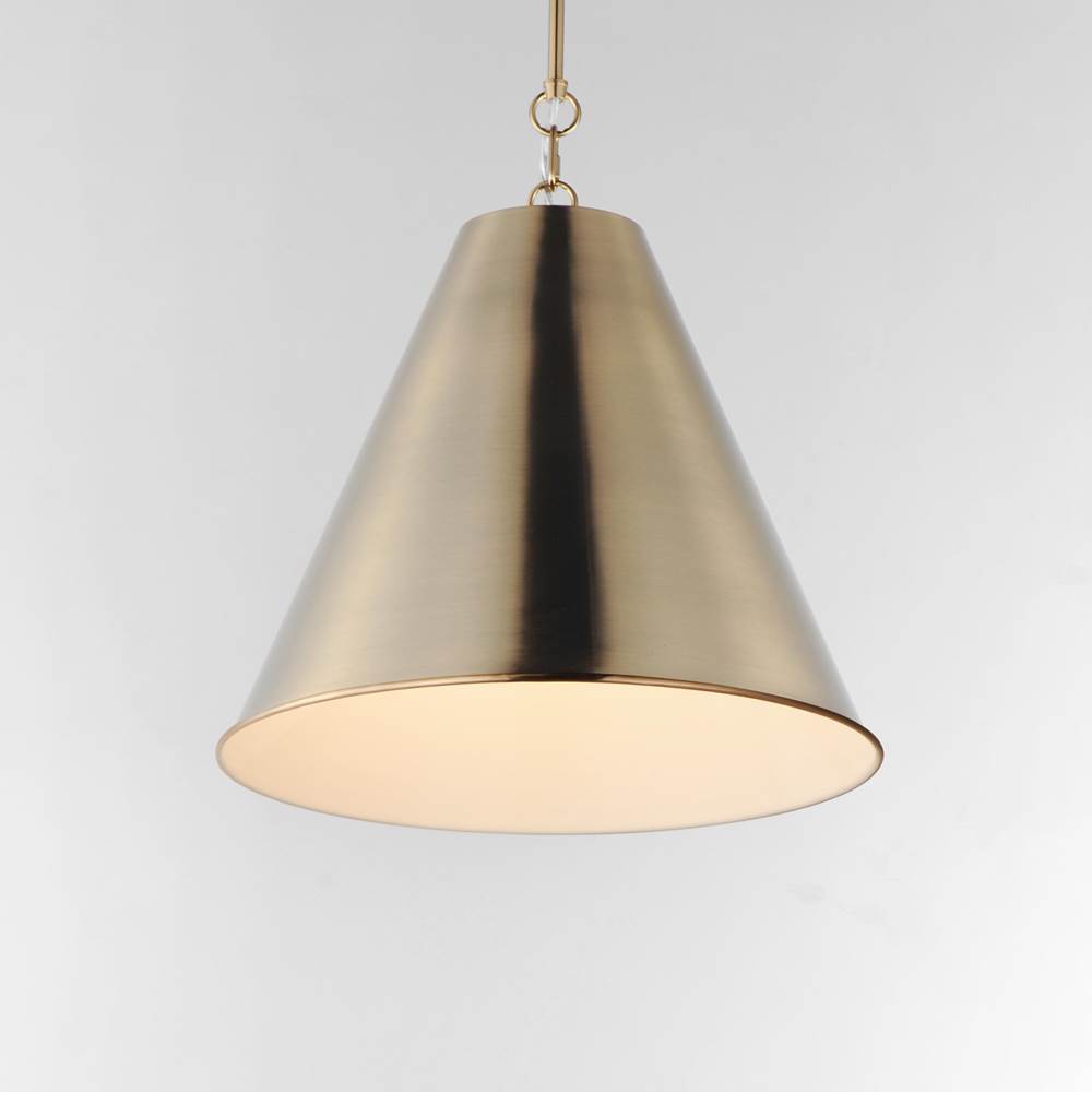 Maxim Lighting 15164HR Heritage Veritas 18'' 1-light Pendant Image 2