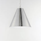 Maxim Lighting 15164SN Satin Nickel Veritas 18'' 1-light Pendant Image 3