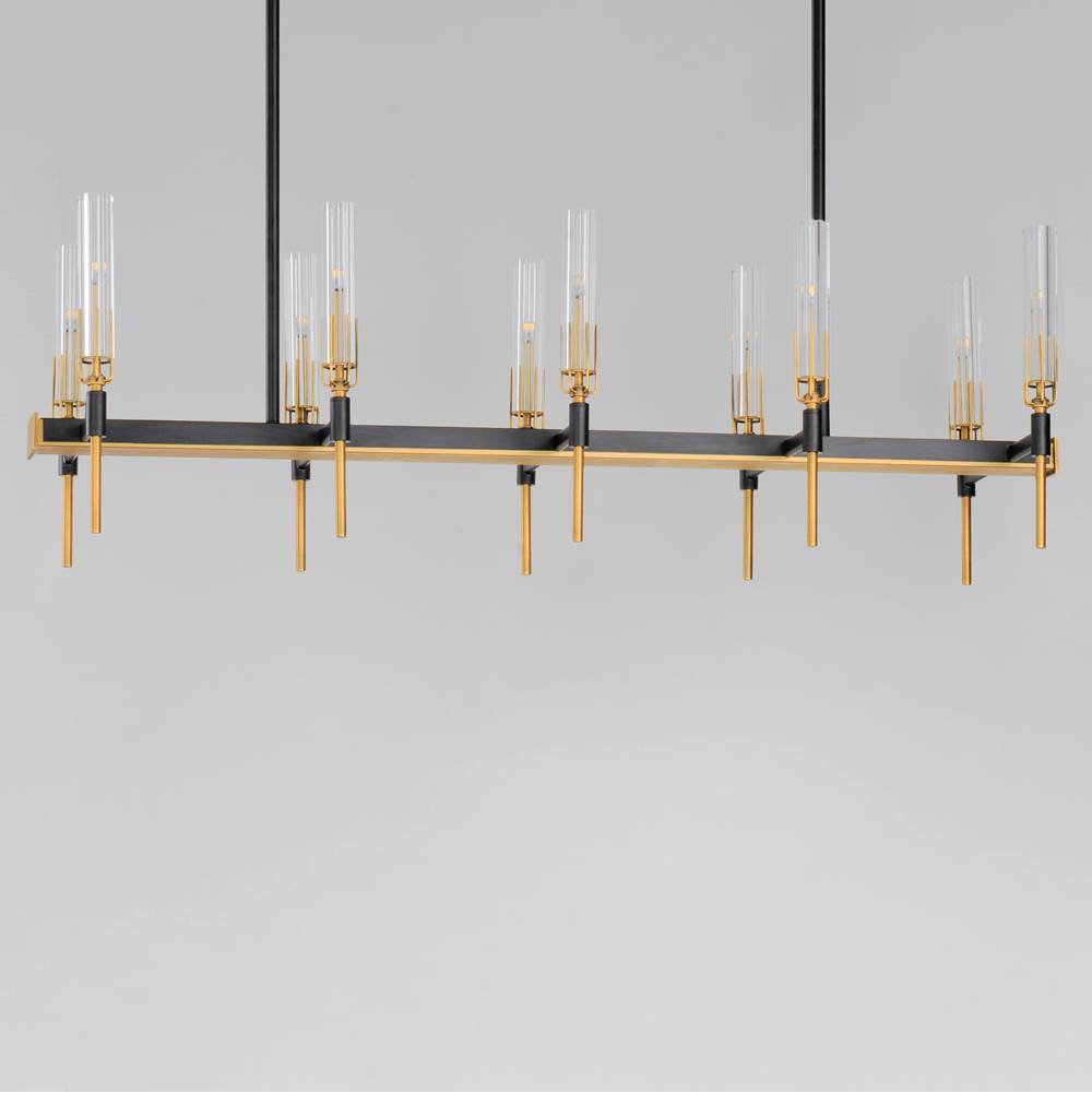 Maxim Lighting Flambeau 10-light Linear Led Chandelier