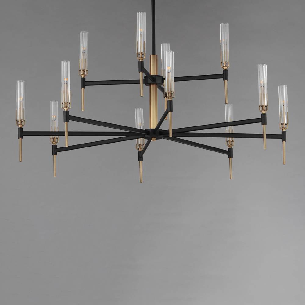 Maxim Lighting Flambeau 12-light 2-tier Led Chandelier