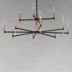 Maxim Lighting 16129CLBKAB Black,Antique Brass Flambeau 12-light 2-tier Led Chandelier Image 3