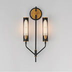 Maxim Lighting 16170CLBKAB Black,Antique Brass Regent 2-light Wall Sconce Image 3