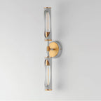Maxim Lighting 16172CLLFGNAB Light French Gray,Natural Aged Brass Regent 2-light Bath Vanity Image 3