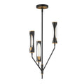 Maxim Lighting 16173CLBKAB Black,Antique Brass Regent 3-light Pendant Image 1